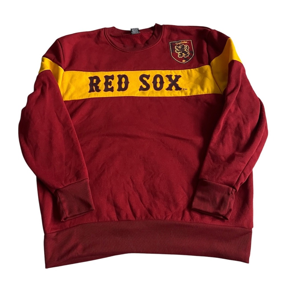 BOSTON RED SOX x HARRY POTTER Fenway GRYFFINDOR Crewneck Medium Sweatshirt